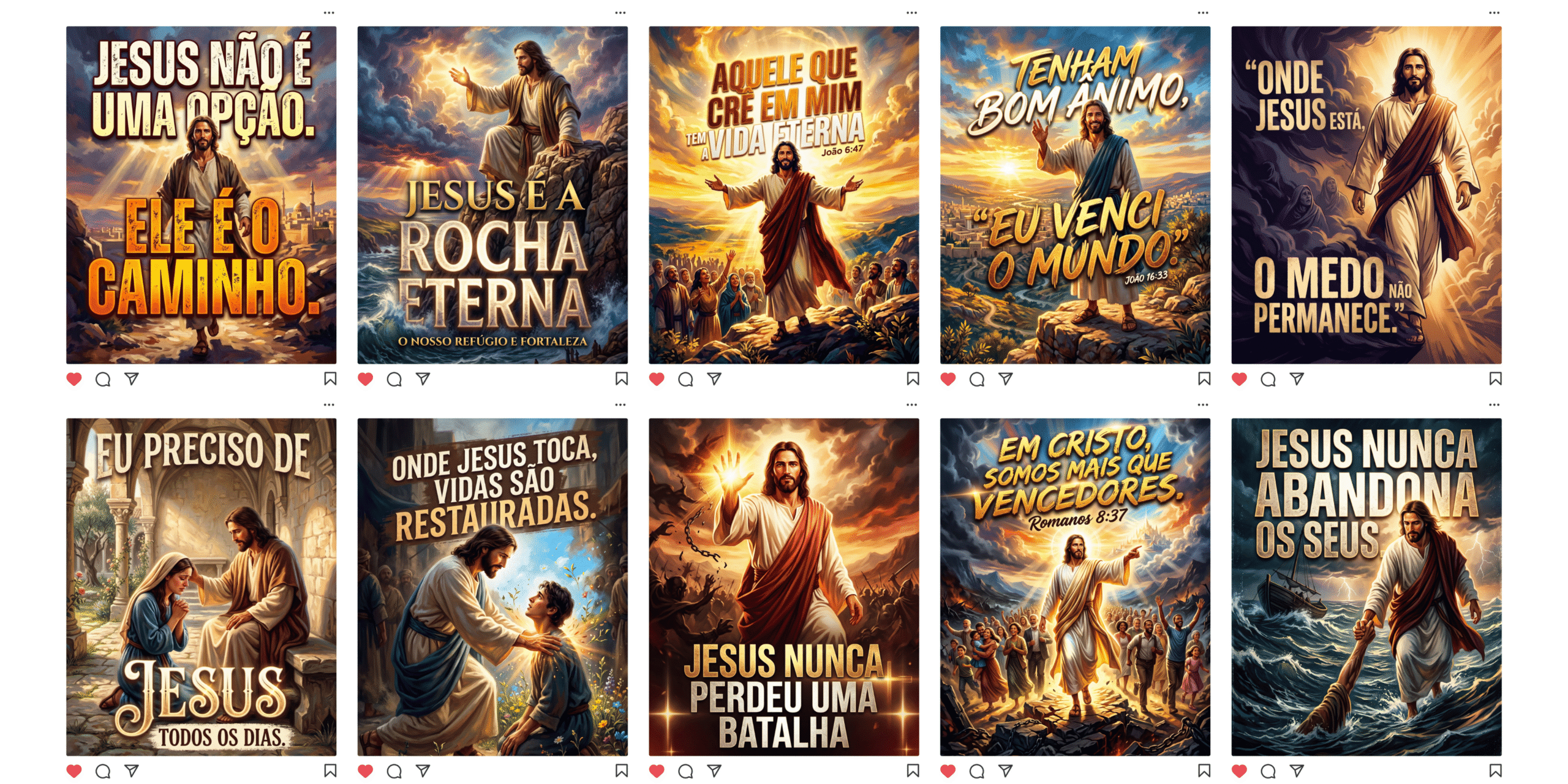 pack posts de jesus